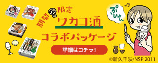 ワカコ酒コラボパッケージ 2018年3月発売！