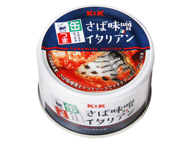 Ｋ＆Ｋ　缶つま　さば味噌イタリアン