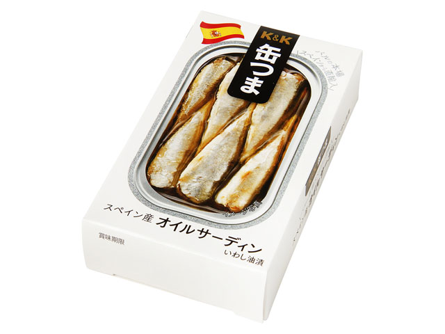 Ｋ＆Ｋ　缶つま　スペイン産　オイルサーディン