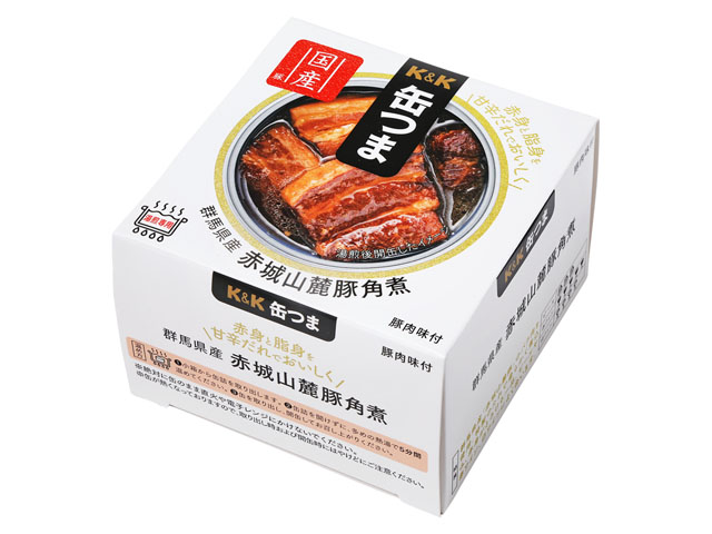 Ｋ＆Ｋ　缶つま　群馬県産赤城山麓豚角煮